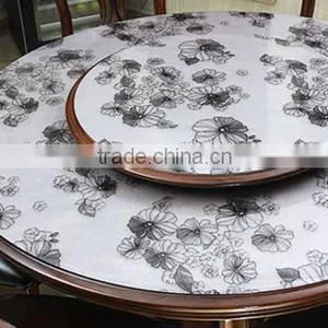 Roundtable Waterproof Cloth Table Mats Pvc Soft Glass Taiwan Arming Oil Anti-hot Round Plastic Tablecloths thumbnail-4