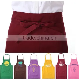 Cotton Kitchen Apron for Restaurant Worker Good Quality thumbnail-1