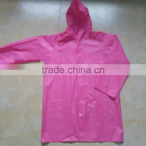 Purple Cute Children PVC Raincoat thumbnail-3