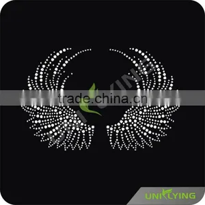 Rhinestone Transfer Iron on Angel Wings thumbnail-4