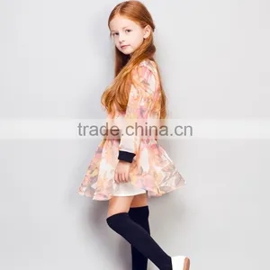 Stock Available! COOL KID ZONE 2016 Fashion Kids Autumn Clothes Girl Dress Suit 4 to 14 Years Old Kids Girl Autumn Dress thumbnail-5