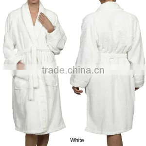 Custom Cotton Poly Unisex Terry Bath Robe thumbnail-1