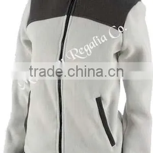 Men's Full Zip Fleece Sweatshirts,White Sweater, Kangaroo Pocket Hoodie thumbnail-1