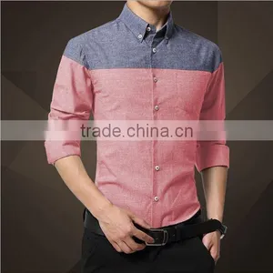 Wholesale Walson D82310f 2016 Korean Garment Latest Fashion Dress Mens Shirt Apparel thumbnail-3