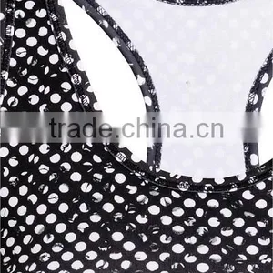 OEM Nylon Lycra Ladies Tops Images Women Fitness Workout Tank Tops thumbnail-3