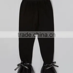 Newest Black Lace Girls Leggings Fashion Girl Pants Adorable Children Clothes Z-PT80804-7 thumbnail-1