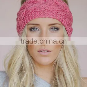 Wholesale Braided Head Knitted Ear Warmer thumbnail-1