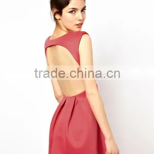 Open Back Skater Dress thumbnail-1