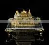 Wholesale Hight Quality Crystal Temple Golden Model For Sikh Religious Wedding Favors thumbnail-1