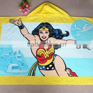 100% Cotton Reactive Printed Animal Hooded Towels thumbnail-2