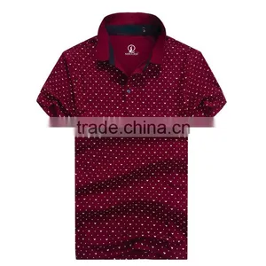 Dot Pattern Polo T-shirt Polo Luggage Custom Design OEM thumbnail-2