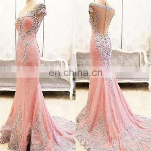 2017 Free Shipping Sexy Mermaid Prom Dresses Vestidos de Noiva Evening Gowns New Arrivals thumbnail-2