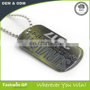 Antique Custom Personalized Stamps Pink Enamel Game Animation Printing Metal Dog Tag thumbnail-2
