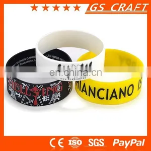 Supper Quality, Engraved Wristband, Star Silicone Rubber Bracelet thumbnail-3