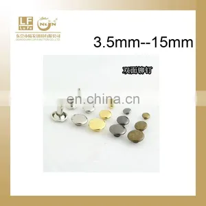 Leather Belt Rivets 3.5mm to 15mm Providing Single Capped Rivet and Double Capped Rivet thumbnail-1