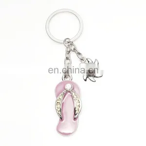 Golden China Supplier Great Quality Rhinestone Alphabet Key Chain ,Volleyball Skull Keychain thumbnail-1