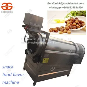 Fried Food Seasoning Machine|Automatic Fried Peanuts Seasoning Machine|Fried Snack Nuts Flavoring Making Machine thumbnail-1