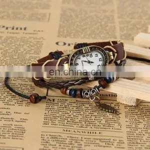New Hot Luxury Vintage Briad Genuine Leather Vintage Women Watches thumbnail-4