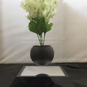 Square Base Maglev Floating Levitate Bottom Air Bonsai Tree Pot thumbnail-1