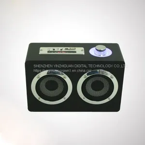 New Private Model Wooden Bluetooth Subwoofer Speaker Box Phone, Computer, Radio, Plug and Headset Speaker Manufacturer Customized thumbnail-3