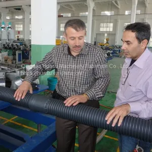 Qingdao Machine Manufacturer Plastic Double Wall Corrugatged Tube Machine thumbnail-1