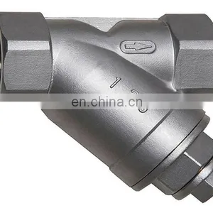 3/4 Inch Pipe Fitting Y-strainer SS Stainless Steel Flange End thumbnail-5