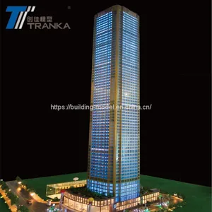 Commercial Acrylic Model Building , ho Train Scale Model Maker thumbnail-1