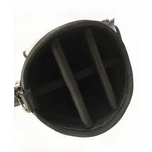 2019 New Black/white Contracted PU Leather Barrel Golf Club Bag thumbnail-5