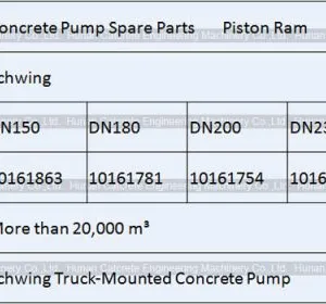 Concrete Pump Parts Schwing Piston Ram DN150 DN180 DN200 DN230 DN250 10161863 10161781 thumbnail-2