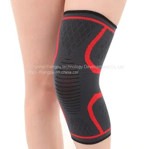 High Quality Adjustable Sport Protection Knee Brace Strap Rom Knee Brace Pad thumbnail-5