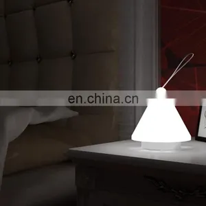 Excellent Quality Plastic Pyramid Light Night Led Eye Protection Bedside Lamps for Evening thumbnail-1