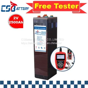 Csbattery 2V200ah Deep Cycle Opzs Battery for High-Recombination-Efficiency/VFD-Systems/Stationary/Renewable/Ali thumbnail-4