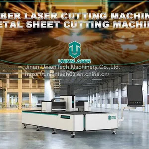 Efficiently Cutting Carbon Steel Stainless Steel With Raycus Ipg Laser Source 1000W 1500W Fiber Laser Cutting Machine thumbnail-1