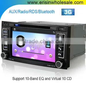 Erisin ES7402M 7" 2 Din Car DVD Player With GPS RDS Radio thumbnail-1