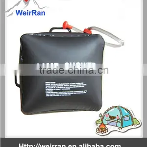 (74664) 40L Black Solar Heating Outdoor Emergency Neccessity Portable Camping Shower Bag thumbnail-1