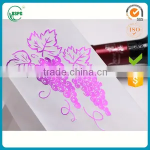 Eco-friendly Plastic Pvc Flat Bottom Decorative Wine Bag thumbnail-6