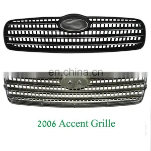 Bright Chrome Car Bumper Grille For Accent 2006 thumbnail-1