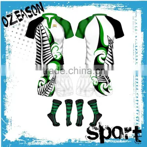 Hot Sale 2016 New Design Custom Ladies/men/unisex Rugby Jersey thumbnail-1