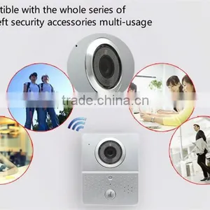 Smash Hit Video Wireless Door Bell With 110 Degree Angle Lens,supports Wifi Remote Viewing and Answering via App on Smartphone thumbnail-1