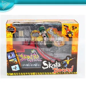 Cheap Wooden Mini Finger Skateboard Fingerboards With Ramp thumbnail-1