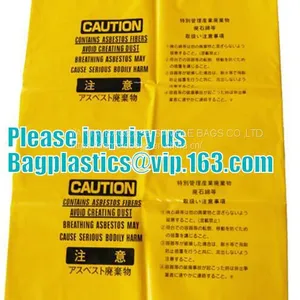 Burial Asbestos Bags, Contractor, Industrial, Outdoor, Storage And Removal, Adult Size Economical Heavy Duty BAGS thumbnail-2