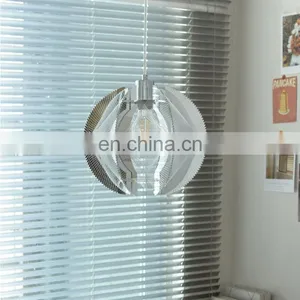 Bauhaus Silver LED Chandelier Modern Minimalist Ceiling Hanging Lamp Luxury Restaurant Table Bar LED Pendant Light thumbnail-2