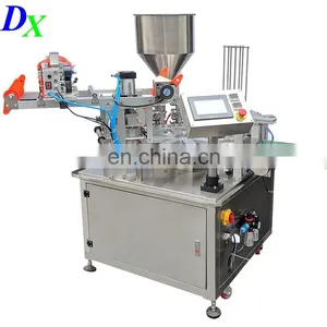 900 Rotary Cup Bottle Plastic Bucket Paste Liquid Filling Sealing Capping Machine thumbnail-1