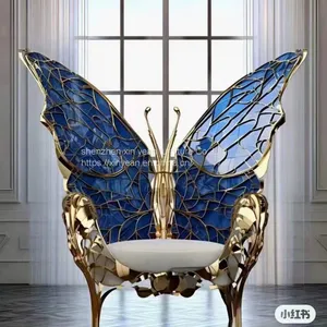 2023 New Design Armchair Light Luxury Queen Butterfly Chair thumbnail-1