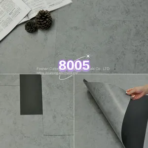 Office Marble Block Plastic Floor Cafe Milk Tea Restaurant Cement Grey PVC Floor Glue thumbnail-4