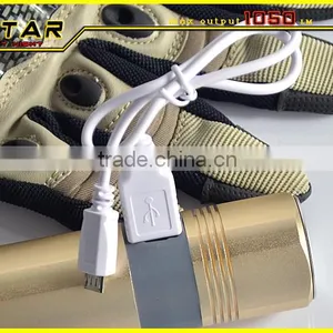 DAKSTAR PU12C 26650 Battery Micro USB Multifunction Emergency Flashlight thumbnail-5