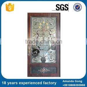 New Design And Fashion Wrought Iron Pantry Safety Front Doors thumbnail-3