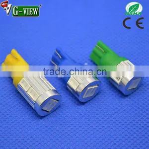 High Quality 5630 Smd 6 LED T10 Car Light Bulb Error Free Lamp 12V-24V thumbnail-1