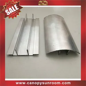 Excellent Aluminum Buckle Snap Connector Profile for Hollow Polycarbonate pc Sheet for Sale thumbnail-2