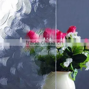 2-19mm Low-iron Transparent Patterned Glass thumbnail-1